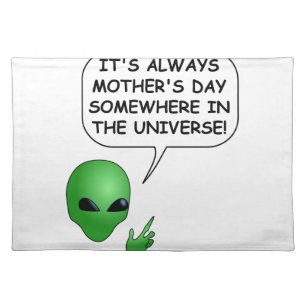 Alien Mother's Day Placemat