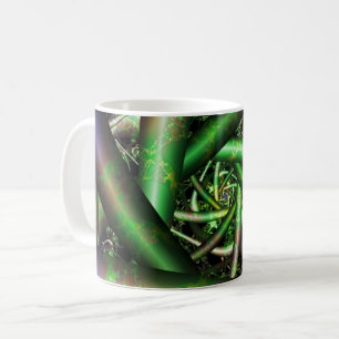 Alien   Multicolor Fractal Art Coffee Mug