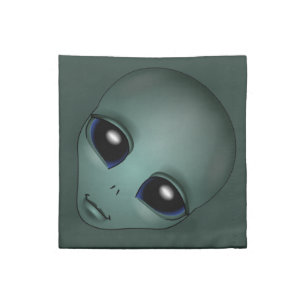 Alien Napkins Cute E.T. Alien Grey Gifts ET Napkin
