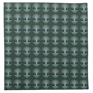 Alien Napkins E.T. Cool Alien Grey Napkins & Decor
