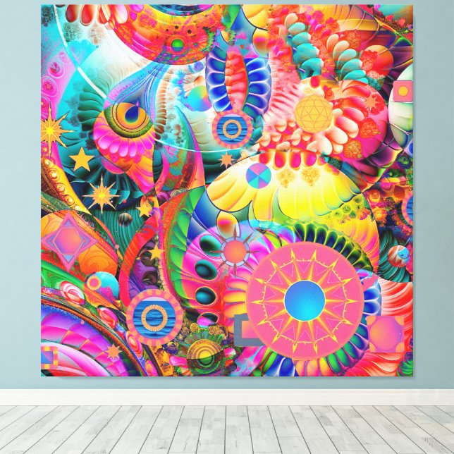 Alien Nature Canvas Print (Insitu(Wood Floor))