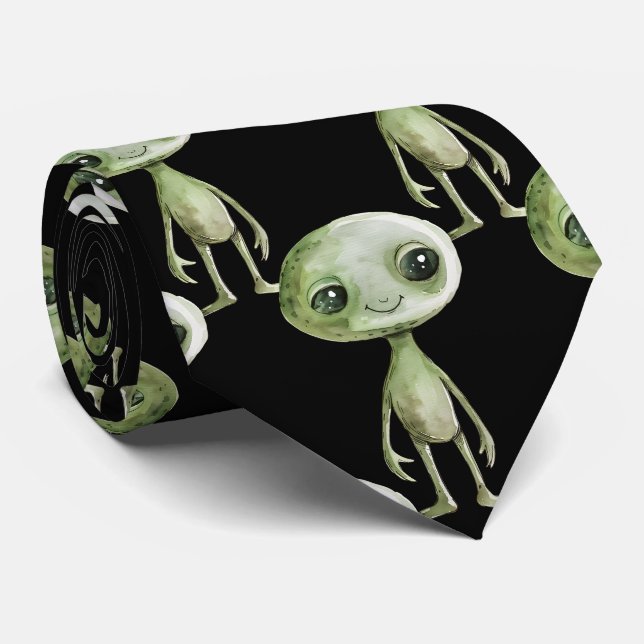 Alien  neck tie (Rolled)