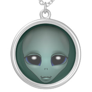 Alien Necklace Grey Alien Gifts ET Alien Keepsake