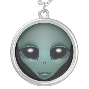 Alien Necklace Grey Alien Gifts ET Alien Keepsake