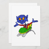 Alien no handed coaster (Front/Back)