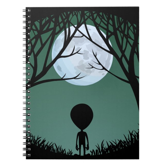 Alien Notebook Cute ET Journals Alien Books (Front)