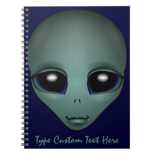 Alien Notebook Personalized Cute ET Notebook