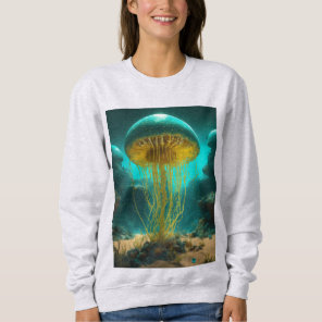 "Alien Oasis Surreal Desert Tee" Sweatshirt