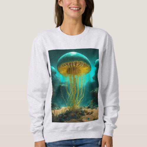 Alien Oasis Surreal Desert Tee Sweatshirt