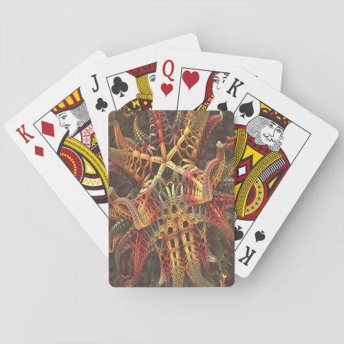 Alien Octopus Poker Cards