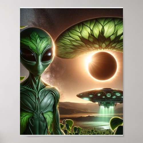  Alien Odyssey Earthbound Eclipse Poster