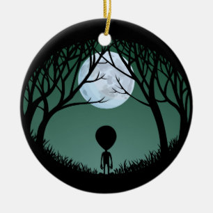 Alien Ornament Cute Alien Decoration Personalized