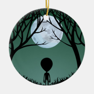 Alien Ornament Cute Alien Decoration Personalized