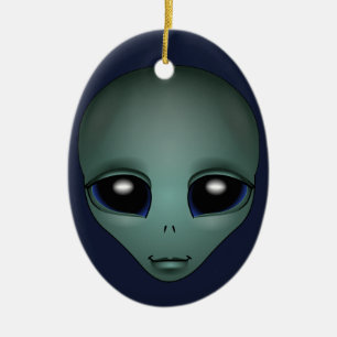 Alien Ornament Cute Alien Decoration Personalized