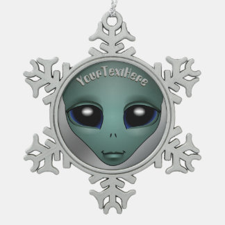 Alien Ornament Extraterrestrial Christmas Decor
