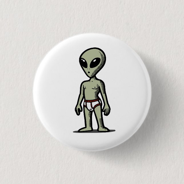 Alien Pants Button (Front)