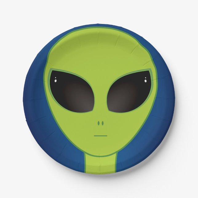 Alien Paper Plates (Front)