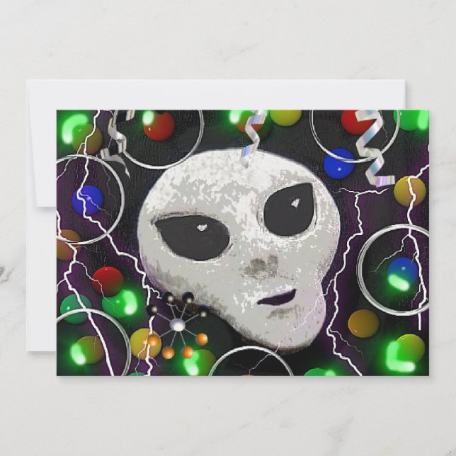 Alien Party Invitation (Front)