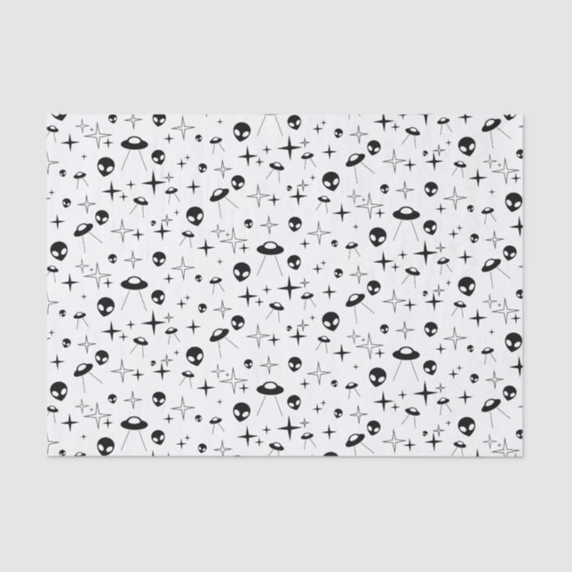 Alien Pattern Tissue Paper (Front)