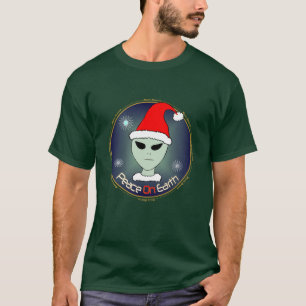 Alien Peace On Earth Shirt