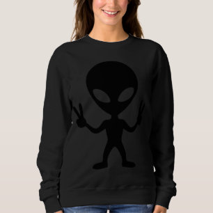 alien peace sweatshirt