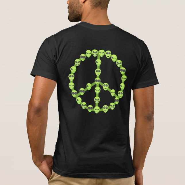 Alien Peace T-Shirt (Back)