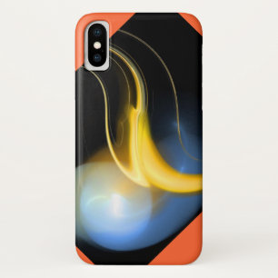 ALIEN PEARL blue black yellow iPhone X Case