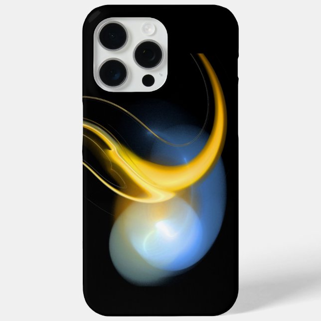 ALIEN PEARL Blue White Yellow Black Case-Mate iPhone Case (Back)