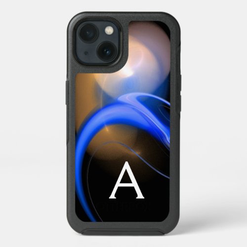 ALIEN PEARL MONOGRAM Blue Brown  iPhone 13 Case