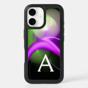 ALIEN PEARL MONOGRAM Green Purple  iPhone 16 Case