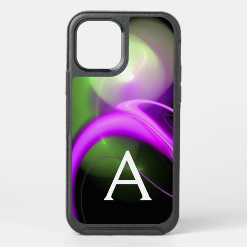 ALIEN PEARL MONOGRAM Green Purple  OtterBox Symmetry iPhone 12 Case