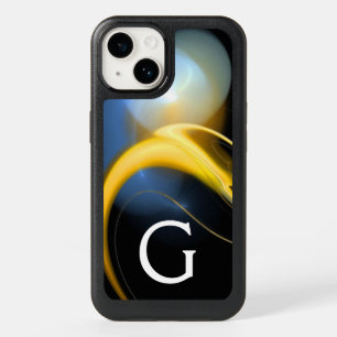 ALIEN PEARL MONOGRAM Yellow Blue  OtterBox iPhone 14 Case