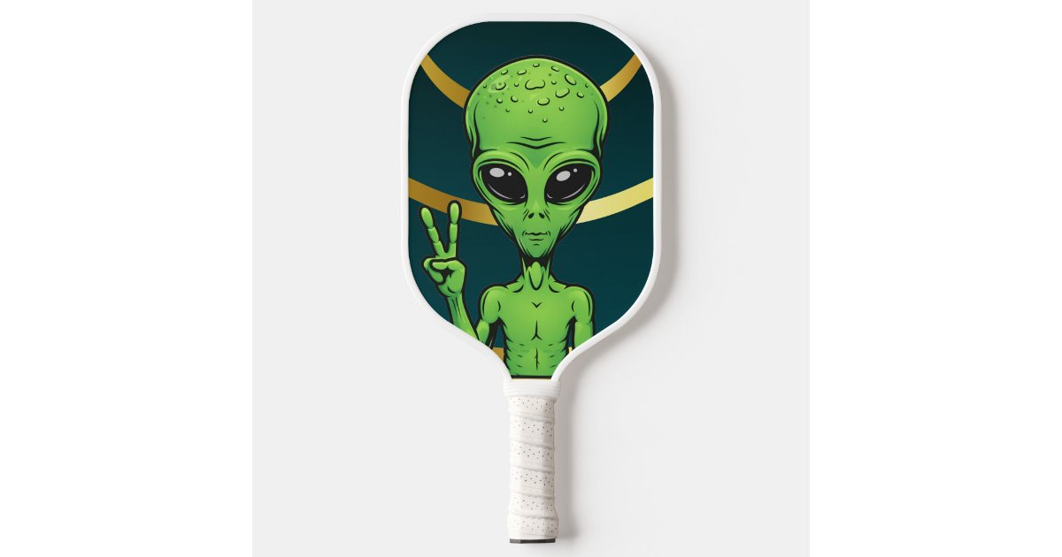 Alien Pickleball Paddle | Zazzle