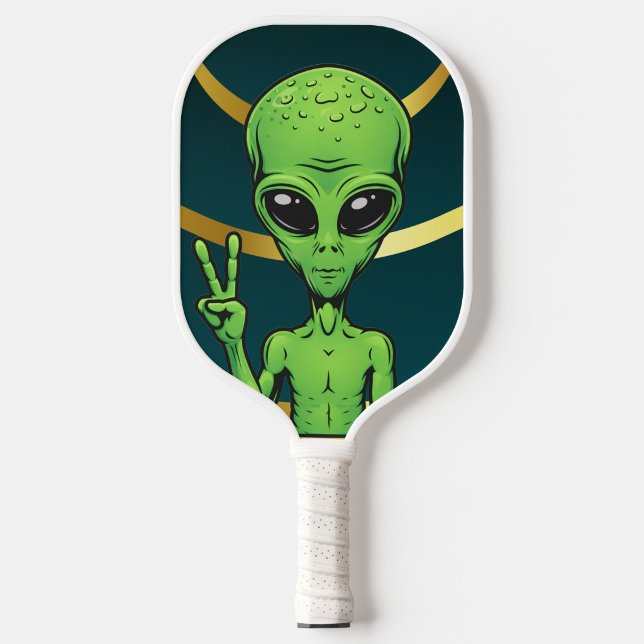 Alien Pickleball Paddle ("The alien's got your back on every serve")