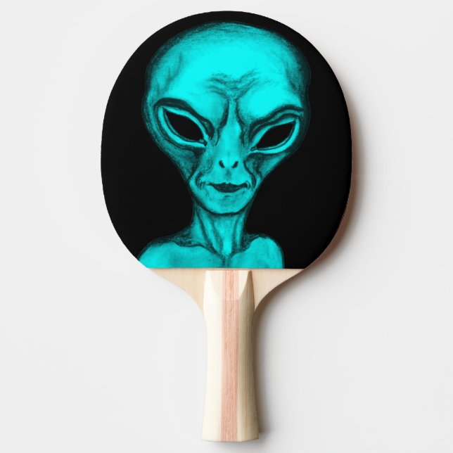 Alien Ping Pong Paddle (Front)