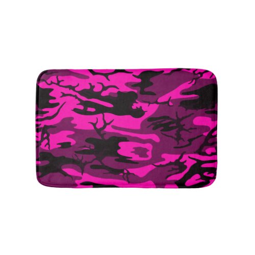 Alien Pink Camo Bathroom Mat