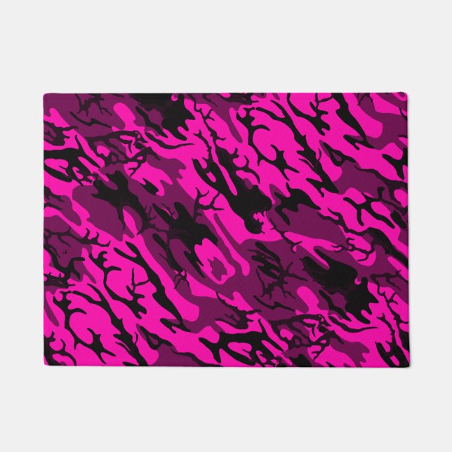 Alien Pink Camo Doormat (Front)