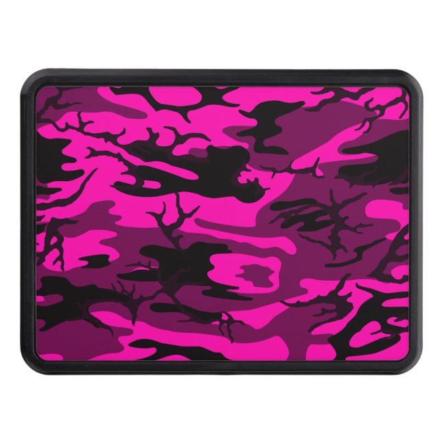 Alien Pink Camo Hitch Cover (Front)