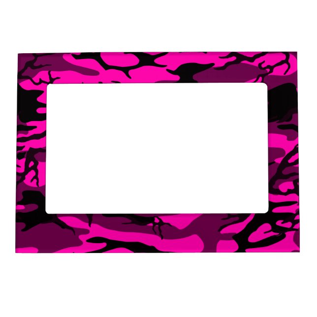 Alien Pink Camo Magnetic Picture Frame (Front)
