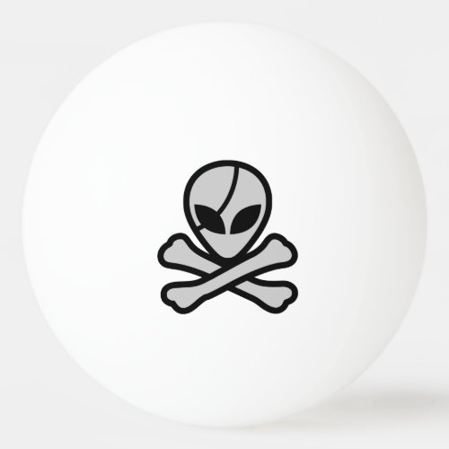 Alien Pirate Ping Pong Ball