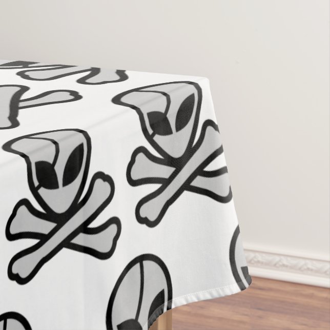 Alien Pirate Tablecloth (In Situ)
