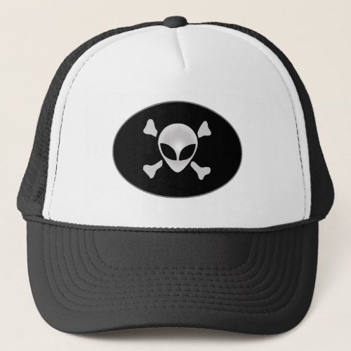 Alien Pirate The Intruder Trucker Hat