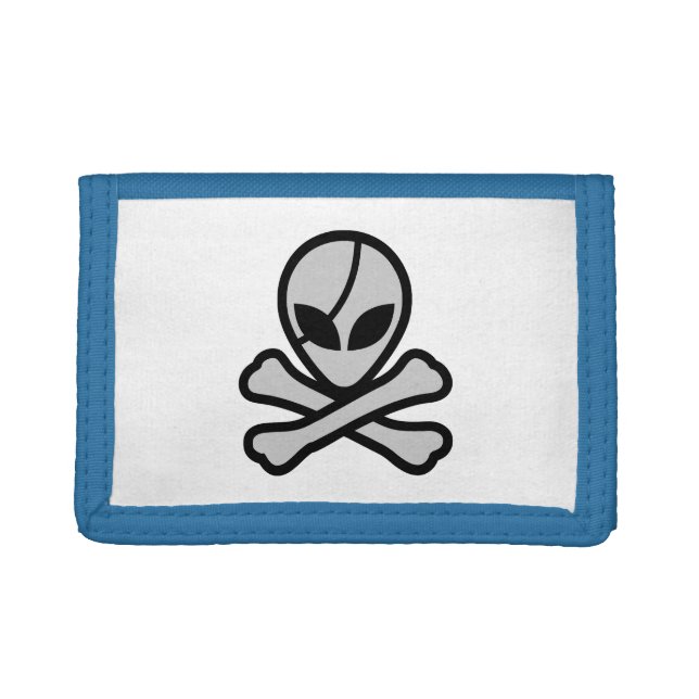 Alien Pirate Trifold Wallet (Front)