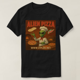 Alien Pizza - T-Shirt
