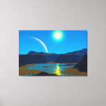 Alien planet canvas print