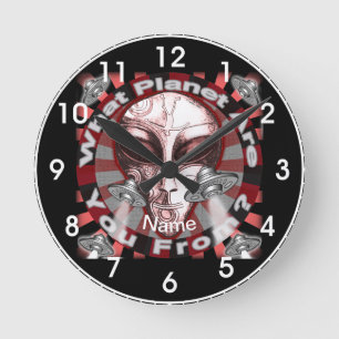 Alien Planet Clock