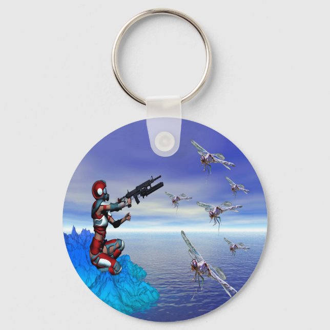 Alien Planet Keychain (Front)