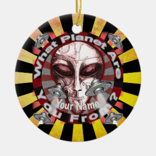 Alien Planet ornament