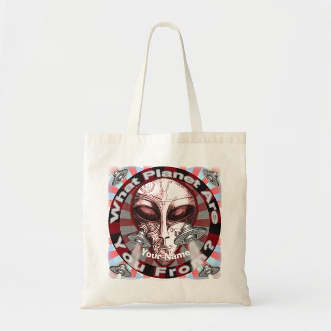 Alien Planet   tote bag (Front)