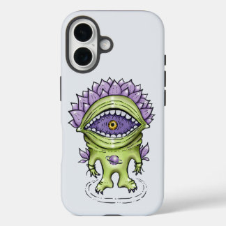 Alien Plant Character – Weird Astronaut Creature iPhone 16 Case